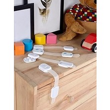 SHC4200 Kidkid Yüksek Güvenlikli Çekmece ve Dolap Kilidi 5 Adet