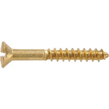 SHC4200 The Group The Group 1161 Pirinç Oval Başlı Oluklu Ahşap Vida 10,32 x 15,72 cm 60'lı Paket