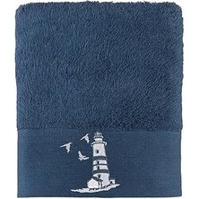 SHC4200 Chakra Emera Nakışlı Yüz Havlusu 50X90 cm