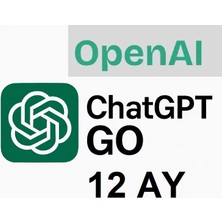 OpenAI ChatGPT Go | 12 Aylık Abonelik Hesabı (Kişiye Özel)