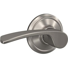 SHC4200 F10 Mer 619 Merano Kapı Kolu, Salon ve Dolap Geçiş Kilidi, Saten Nikel