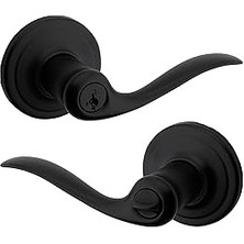 SHC4200 97401-026 Tustin Keyed Entry Lever Featuring Smartkey, Iron Black