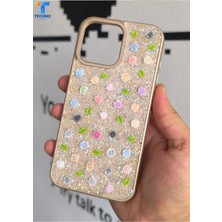 FoxPower Iphone 15 Pro Max Kılıf Gül Desenli Silikon