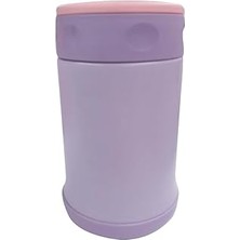 SHC4200 Trendix Çelik Içli Termos 500 ml Çelik Kaşık Ile Mor-Pembe