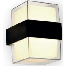 Yapımaks LED Bahçe Armatürü Aplik, King-10/s, 10W, 4200K Sarı Işık, Siyah, 13.4X10.4X9.5 Cm, Horoz