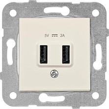 SHC4200 Karre-Meridian Krem USB Sarj Prizi