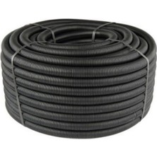 Mutlusan Spiral Elektrik Borusu, Çap=18 Mm, Plastik, Siyah 1 metre fiyatıdır.
