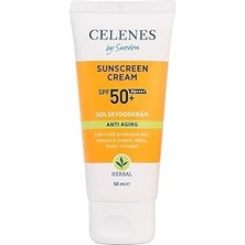 SHC4200 Celenes Herbal Yaşlanma Karşıtı Güneş Kremi, 50+ Spf, 50ML