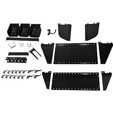 SHC4200 Wall Control KT-400-WRK B Yarıklı Alet Kartı Istasyonu Aksesuar Kiti Yalnızca Wall Control Pegboard