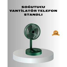 Flamex Şarjlı Katlanabilir Mini Fan – 3 Kademe Hız Ayarı, Taşınabilir Tasarım