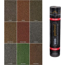 Btm Poliroof Pr 4500 Arduazlı Kumlu Rulo Membran, 3.3 Mm, Kırmızı-Siyah, -5c, 1 Rulo=10 M2