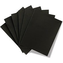 SHC4200 Hygloss Products Siyah Siluet Kağıdı - Izleme Portre Çizim El Sanatları Kağıdı - 13,7 x 20,7 Cm, 25