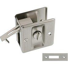 SHC4200 Idh Von St. Simons 25411 – 015 Kalite Masif Pirinç Pocket Görüntü Koruması Kapı Pull, Saten