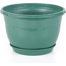 Serinova Saksı Safir Makrome, No:2, 3.4 L, 22X60 Cm, Yeşil