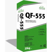 Dekoratif Mineral Kaplama Kalın Dokulu, 25 Kg, Darkss Qf 555