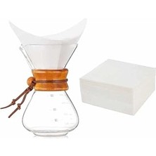 SHC4200 Epinox Kahve Filtresi - Kağıt Cam Kahve Demleme Beyaz (Chx-15)