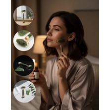 Karahanbey Yeşim Taşı Yüz Masaj Seti Şişlik Azaltıcı 2 Parça