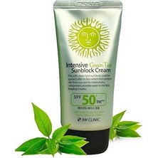 SHC4200 3W Clinic Yatıştırıcı ve Nemlendirici Yeşil Çay Içeren Büyük Boy Güneş Koruyucu 3W Clinic Spf 50+ P