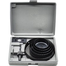 Flamex 8 Parça Karbon Çelik-Panç-Delik Açma Testere Seti