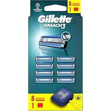 SHC4200 Gillette Mach3 Avantajlı Yedek Tıraş Bıçağı 8 Adet