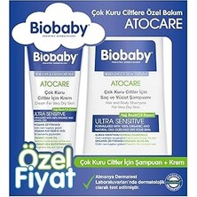SHC4200 Biobaby Kuru ve Atopik Ciltler Için Şampuan ve Krem