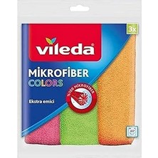 SHC4200 Vileda Mikrofiber Colors Bez, 3'lü Paket