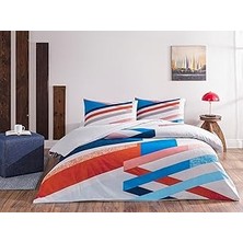 SHC4200 Freya Flanel Standart Flanel Nevresim Takımı, Mavi, Çift Kişilik