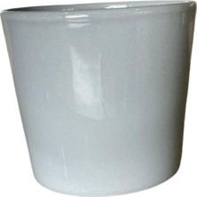 Mapa Seramik Saksı, Gri, 10X11 cm