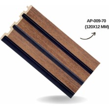 Polimer Duvar Paneli AP009-70 Ceviz-Siyah 12,2X2,1X290 cm (1 Adet=0,35 M2)