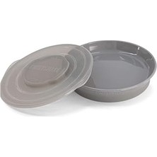 SHC4200 Twistshake Kapaklı Bebek Çocuk Tabağı Gri 6+ Ay