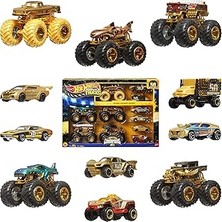 SHC4200 Hot Wheels® Trucks Bigfoot Trophy Şampiyonları Araba ve Kamyon Çoklu Arabalar, Metal Bigfoo