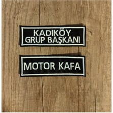 Çukurova Ütü Lakap Isimlik Nakış Patch Arma Cırtlı 10 cm x 3 cm