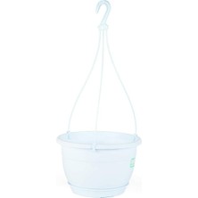 Serinova Saksı Safir Makrome, No:1, 1.7 L, 18X56 Cm, Beyaz