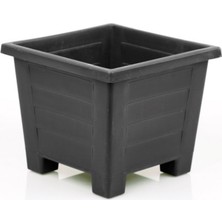 Serinova Saksı Kare, No:5, 15 L, 24X31 Cm, Antrasit