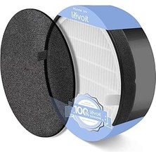 SHC4200 Levoit Hava Temizleyici LV-H132 Yedek Filtre, Çok Etkili Hepa ve Aktif Karbon Filtresi Seti, LV-H13