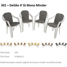 Minder 4'lü, Mono Delüks 301, 43X83X2.5 cm
