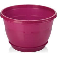 Serinova Saksı Safir Makrome, No:1, 1.7 L, 18X56 Cm, Vişne