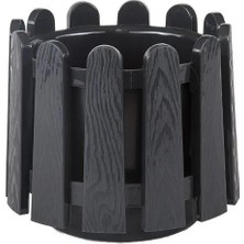 Serinova Saksı Istanbul, No:3, 6.6 L, 24X26 Cm, Siyah