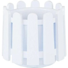 Serinova Saksı Istanbul, No:2, 2.6 L, 18X19 Cm, Beyaz