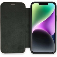 Starseven Iphone 12 Kılıf Dolpin Kapaklı - Koyu Yeşil