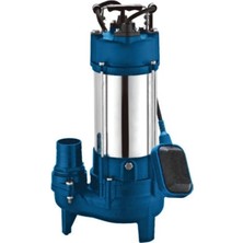 Factor Kirli Su Dalgıç Pompa, Döküm Gövde, 550 W, 8.5 M, WVSDV550F