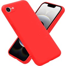 Starseven Iphone 16E Kılıf First Silikon - Kırmızı