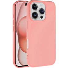 Paladyum Case iPhone 16 Pro Max Uyumlu Içi Kadife Pembe Lansman Silikon Kılıf