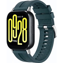 MMP Shop Xiaomi Redmi Watch 5 Active / Lite Uyumlu Tokalı Yumuşak Silikon Akıllı Saat Kordonu