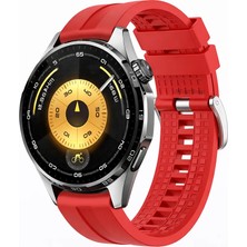 MMP Shop Huawei Watch Gt3 / Gt4 / Gt5 / Gt6 / Gt6 Pro 46MM Uyumlu Tokalı Yumuşak Silikon Akıllı Saat Kordonu