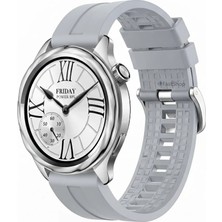 MMP Shop Xiaomi Watch S4 / S3 / S2 / S2 Pro / S1 Active / S1 Uyumlu Tokalı Yumuşak Silikon Akıllı Saat Kordonu