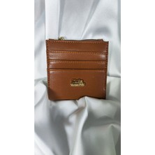 Armalı Taba Kadın Cüzdanı Çıtçıtlı Kapaklı, Içten Fermuarlı, Kartlık Bölmeli