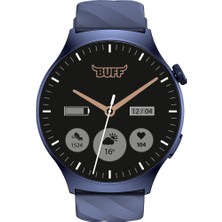 Buff BW12 Akıllı Saat IP68 Aod Amoled Ekran Blue