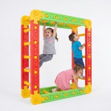 Bahçe Oyuncak Kare Aktivite ve Denge Parkuru 136 cm Genişlik Anaokulu Tipi Koordinasyon Seti