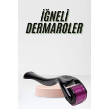 Najmaddin Saç Çıkarma Tarağı Dermaroller 540 Iğneli Roller 1 mm Iğne Cilt Yüz Yenileme Bakım Seti